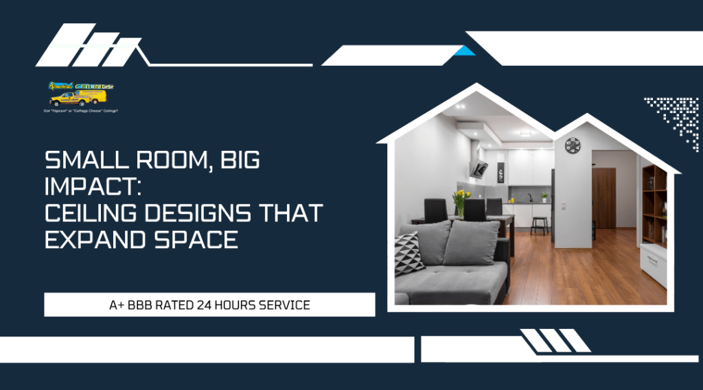 Image showcasing Ceiling Designs That Make Small Rooms Feel Larger