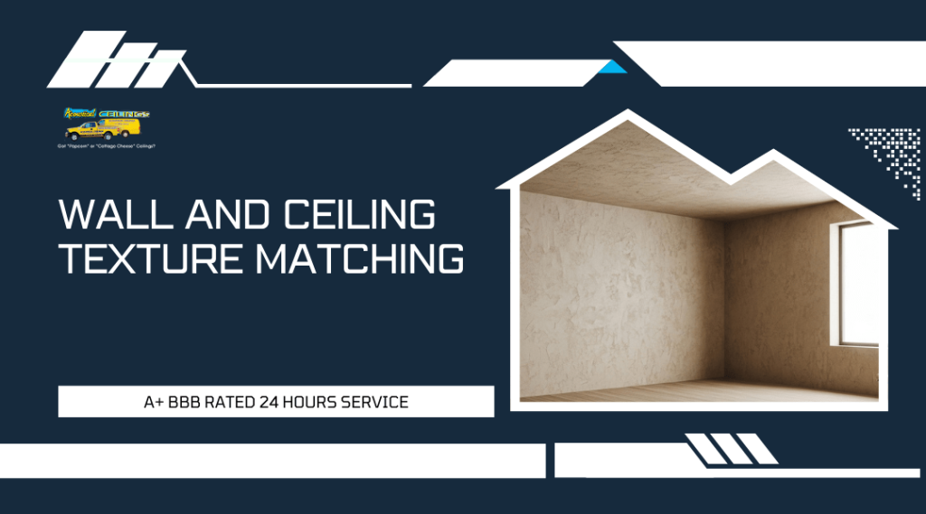 Wall and Ceiling Texture Matching