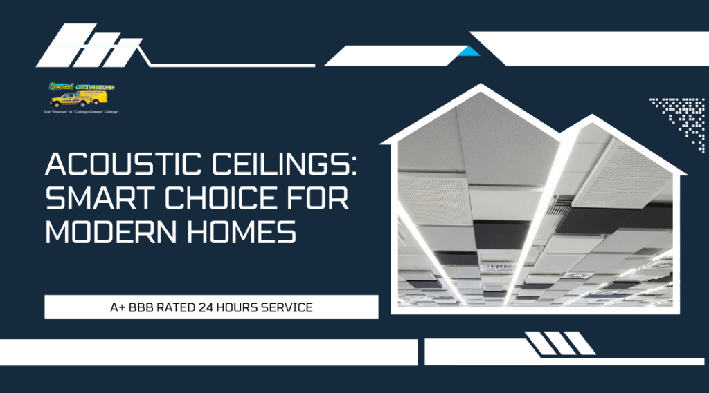 Acoustic Ceilings: Smart Choice for Modern Homes