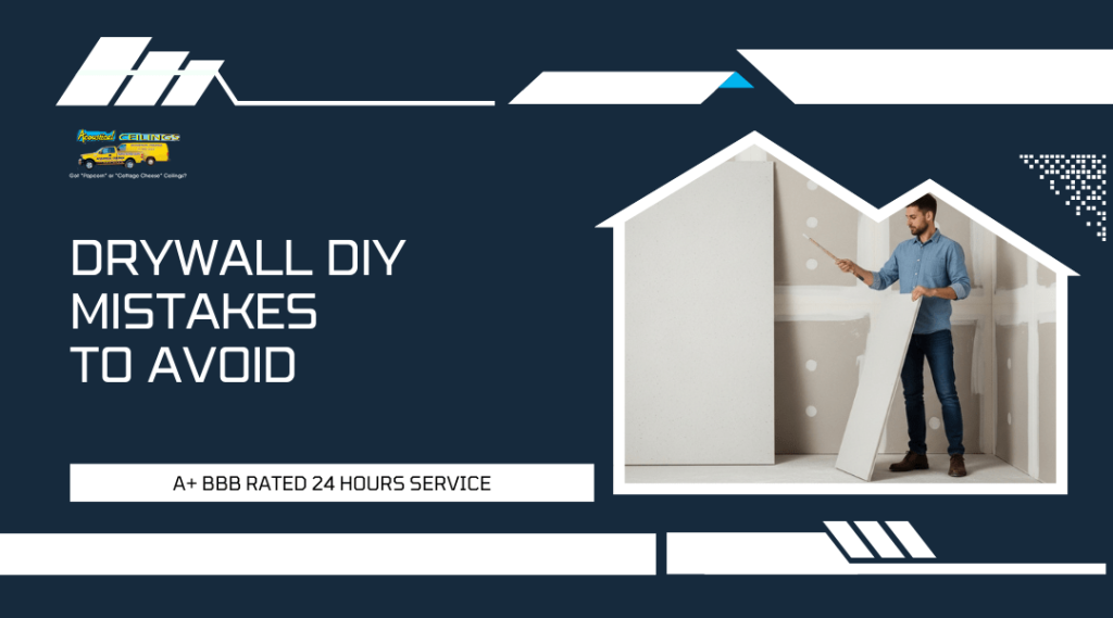 Drywall DIY Mistakes to Avoid