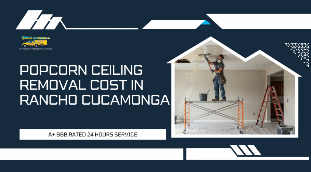Popcorn Ceiling Removal Cost in Rancho Cucamonga