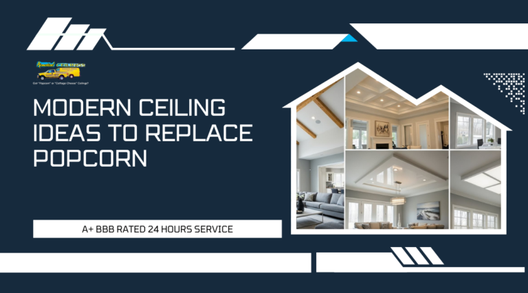 Modern Ceiling Ideas to Replace Popcorn Ceilings in Rancho Cucamonga